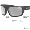 Leupold Packout Performance Eyewear with Matte Black Frames and Shadow Gray Flash Polarized Lenses view 4