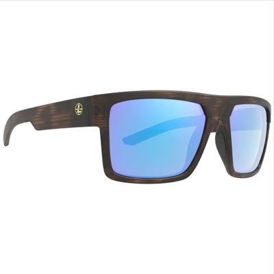 Leupold Becnara Performance Eyewear with Matte Tortoise Frames and Blue Mirror Polarized Lenses