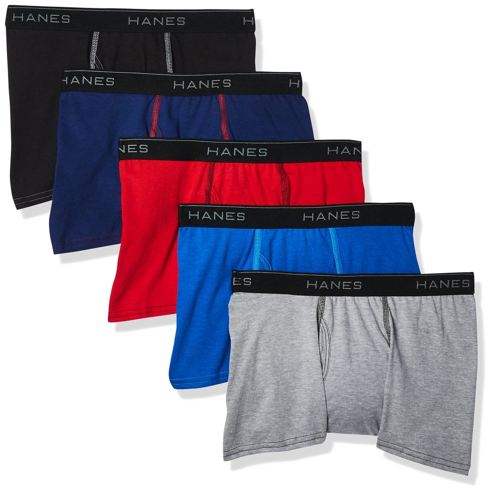 Hanes Ultimate Boys' 5-Pack Boxer Briefs