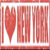 Zirni I Love New York United States Heart Stamp Sticker Decal Design