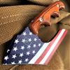 Tactical Knife Hunting Knife Survival Knife Full Tang Hand Axe Fixed Blade Knife American Flag Sharp Edge Camping Accessories Camping Gear Survival Kit Survival Gear Tactical Gear 76445 (US Flag) view 1