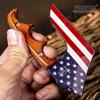 Tactical Knife Hunting Knife Survival Knife Full Tang Hand Axe Fixed Blade Knife American Flag Sharp Edge Camping Accessories Camping Gear Survival Kit Survival Gear Tactical Gear 76445 (US Flag) view 2