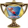 Cricket Trophy Cup Medal Gold, 3" Cricket Bat Prizes, Kids Cricket Trophy Medal Awards 100 Pack view 2