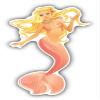Zirni Mermaid Golden Sexy Sticker Decal Design view 1