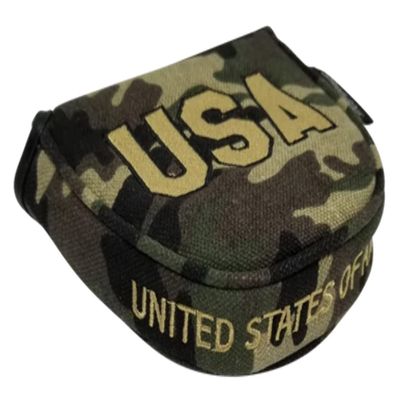 ReadyGolf: Military USA Camo Embroidered Putter Cover - Mallet