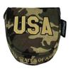 ReadyGolf: Military USA Camo Embroidered Putter Cover - Mallet view 3