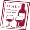Zirni Wine Italy Passport Travel Retro Adventure Stamp Sticker Decal Design view 1