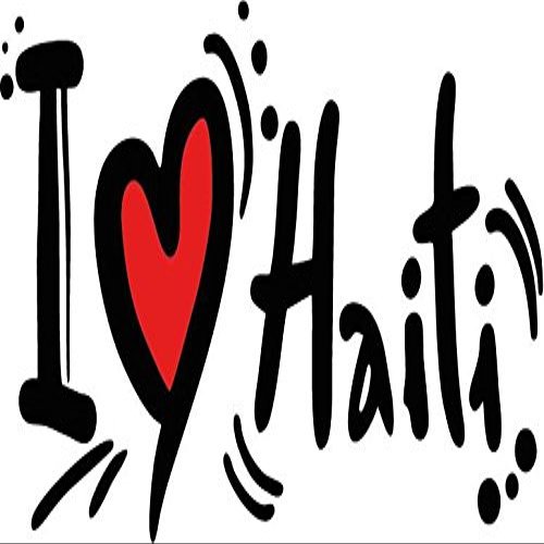 Zirni Love Haiti Heart Slogan Sticker Decal Design