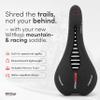 Wittkop Mountain Bike Seat Made of Comfortable Memory Foam I MTB Saddle with Innovative Ergonomic 5 Zone-Concept - Bicycle Seat for Road BMX & MTB view 2