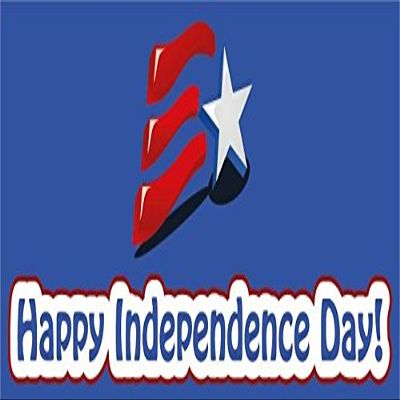 Zirni Happy Independence Day Patriotic USA Sticker Decal Design