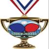 Pickleball Trophy Cup Medal Gold, 3" Pickleball Prizes, Kids Pickleball Trophy Medal Awards 100 Pack Prime view 1