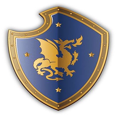 Zirni Dragon Shield Medieval Sticker Decal Design