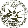 Zirni New York USA United States Travel Retro Stamp Sticker Decal Design