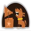 Zirni Dog Bark Mouthpiece Cartoon Sticker Decal Design view 1
