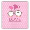 Zirni Penguins Heart Love Romantice Sticker Decal Design view 1