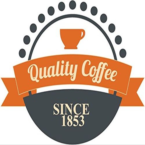 Zirni Quality Coffee Since 1853 Drink Stamp Sticker Decal Design