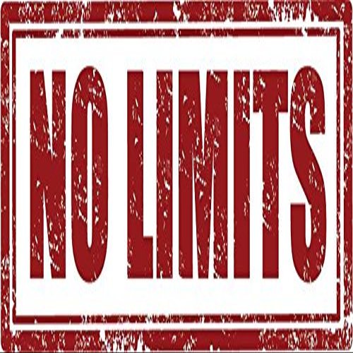 Zirni No Limits Grunge Stamp Sticker Decal Design