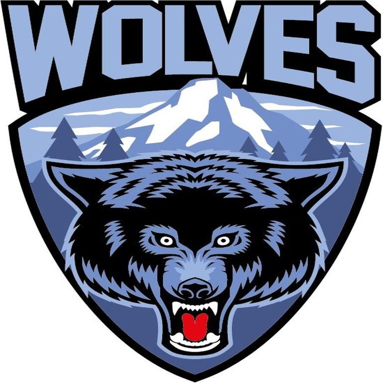 Zirni Wolves Wolf Head Mascot Sticker Decal Design