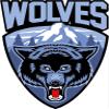 Zirni Wolves Wolf Head Mascot Sticker Decal Design view 1