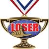 Loser Trophy Cup Medal Gold, 3" Funny Last Place Prizes, Kids Joke Trophy Medal Awards 50 Pack Prime view 1