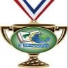 Geography Trophy Cup Medal Gold, 3" Kids Education Prizes, Kids Academic Trophy Medal Awards 100 Pack view 1