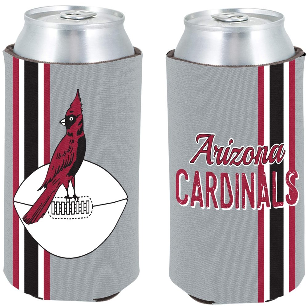 Arizona Cardinals 2-Pack Retro Throwback Design 12oz CAN Neoprene Beverage Insulator Holder Football
