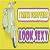 Zirni I Make Scooters Look Sexy Slogan Sticker Decal Design