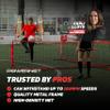 PowerNet 4 Way Net, Portable Indoor & Outdoor Tennis & Soccer Trainer, Training Equipment for Adults and Kids, Goals for Backyard, Park or Beach (12 FT) view 2