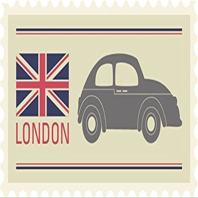 Zirni London Taxi Mark Sticker Decal Design