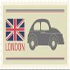 Zirni London Taxi Mark Sticker Decal Design view 1
