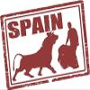 Zirni Spain Bull Rodeo Travel Grunge Stamp Sticker Decal Design view 1