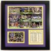 2019 LSU Tigers CFP National Champions - Wins Versus Ranked Opponents Perfect Season - Framed 12"x15" Double Matted Photos view 1