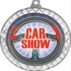 Car Show White Trellis Medal Silver, 2.5" Auto Show Prizes, Kids Car Trophy Medal Awards 100 Pack Prime view 2