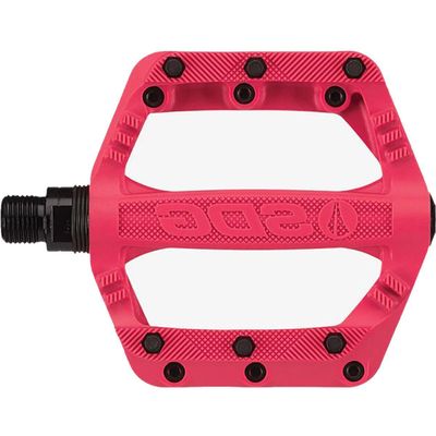 SDG Components, Slater, Platform Pedals, Body: Nylon, Spindle: Cr-Mo, 9/16'', Red, Pair