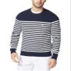 Nautica Men's Stripe Knit Sweater, Navy, XX-Large view 1