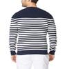 Nautica Men's Stripe Knit Sweater, Navy, XX-Large view 3