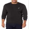 Nautica Men's Fleece Knit Sweatshirt, True Black, XX-Large view 1