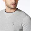 Nautica Men's Ribbed Sweater, Grey Heather, 3X-Large view 4