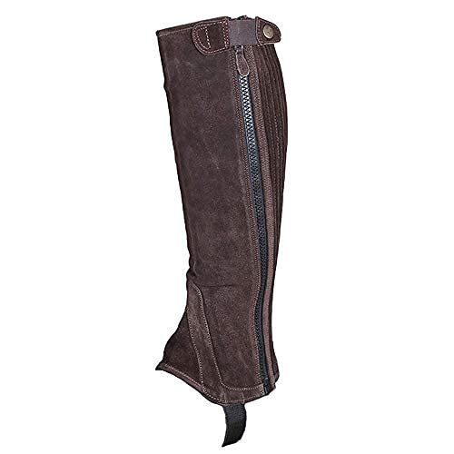 Shires Moretta Suede Half Chaps - Adult (Brown, X-Small Tall)