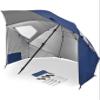 Sport-Brella Premiere XL 9-Foot Umbrella - Heavy-duty 1.25" Center Pole & Twist Handle Auger - UPF 50+ Sun Protection - Privacy Side Panels, Zippered Windows & 2 Interior Pockets - Carry Bag Included view 1