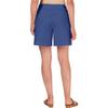 Karen S Knit Drawstring Shorts Heather Indigo XS view 2