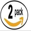 2 Pack M.H.I. 100% Cotton 22 x 22 In Bandana - Paisley and Solid Colors Available (Royal Blue Paisley) view 2