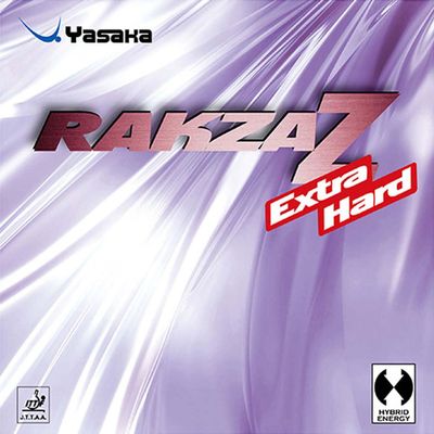 Yasaka Rakza Z Extra Hard Table Tennis Rubber, Ping Pong Rubber - Max Red