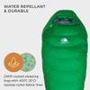 Hyke & Byke Katahdin 15 F Hiking & Backpacking Sleeping Bag - 4 Season, 625FP Ultralight Sleeping Bag - Water Resistant - Forest Green - Regular view 3