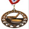 10 Pack of Bronze Ice Hockey Star Medals Trophy Award with Neck Ribbons view 2