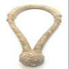 EL CHARRO Bosal De Cuero para Caballo, Rawhide Natural Hand Braided Horse Bosal view 3