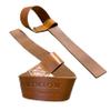 Dominion Strength Training Closed Loop Lifting Straps, Premium Top Grain Vegetable Tanned Leather - Ultimate Grip Assistance for Heavy Pulls and Weightlifting view 1