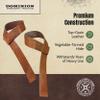 Dominion Strength Training Closed Loop Lifting Straps, Premium Top Grain Vegetable Tanned Leather - Ultimate Grip Assistance for Heavy Pulls and Weightlifting view 2
