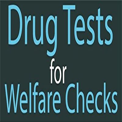 Zirni Drug Tests for Welfare Checks Slogan Sticker Decal Design
