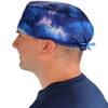 Sparkling EARTH Unisex Classic Surgical Style Scrub Working Cap - 100% Cotton - Made in The USA! (1, Starry Sky) view 2